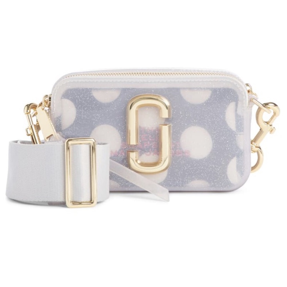 MARC JACOBS Jelly Glitter Snapshot Crossbody Bag